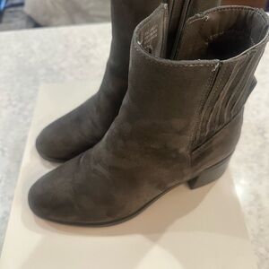 Style and Co from Macy’s grey suede boots
